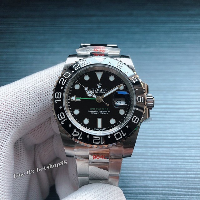 劳力士手表 Rolex格林尼治型 116710 N厂超级复刻ROLEX男士腕表 两地时间腕表 gjs1619